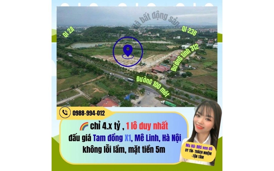 Đất đâu giá  Tam Đồng Mê Linh Hà Nội , em Hà cam kết bán đúng giá chủ thu, tận tâm